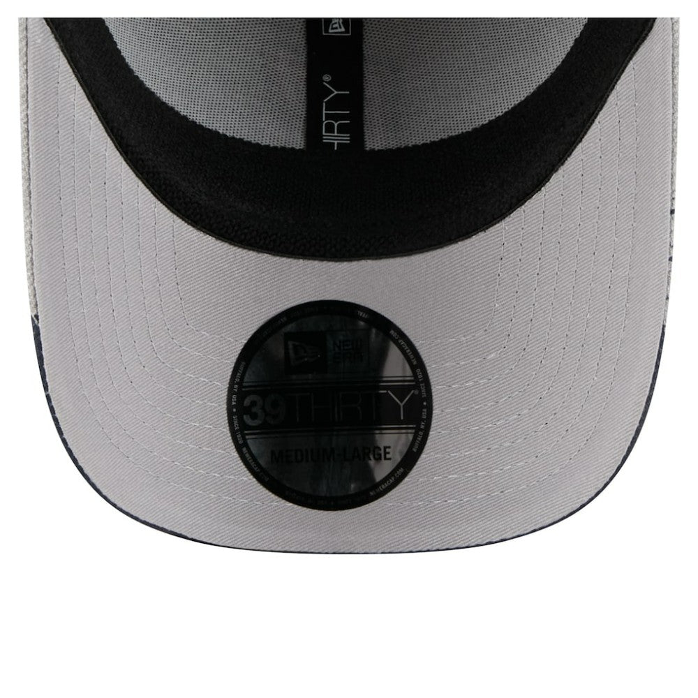 Detroit Tigers Visor Paint Splatter 39THIRTY Flex Hat - Gray | New Era