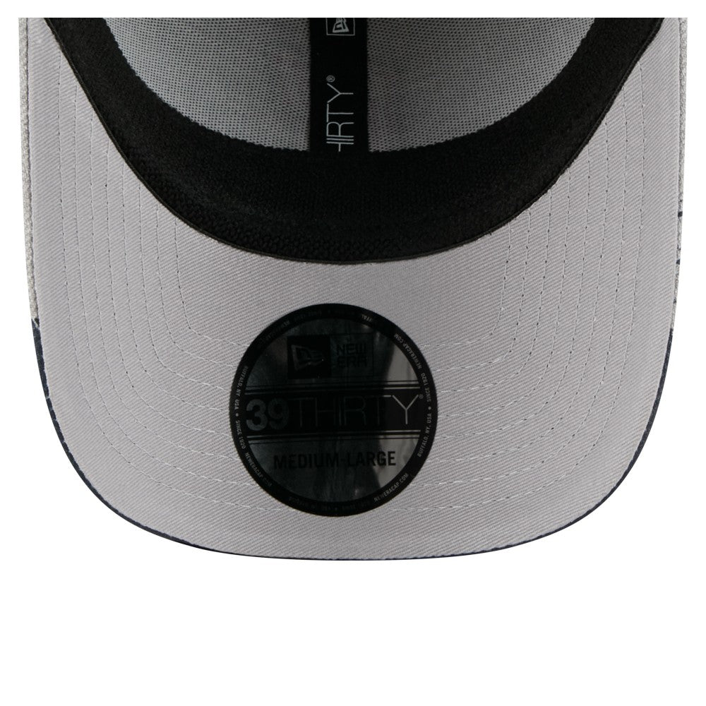 Cleveland Guardians Visor Paint Splatter 39THIRTY Flex Hat - Gray | New Era