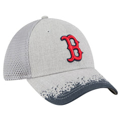 Boston Red Sox Visor Paint Splatter 39THIRTY Flex Hat - Gray | New Era