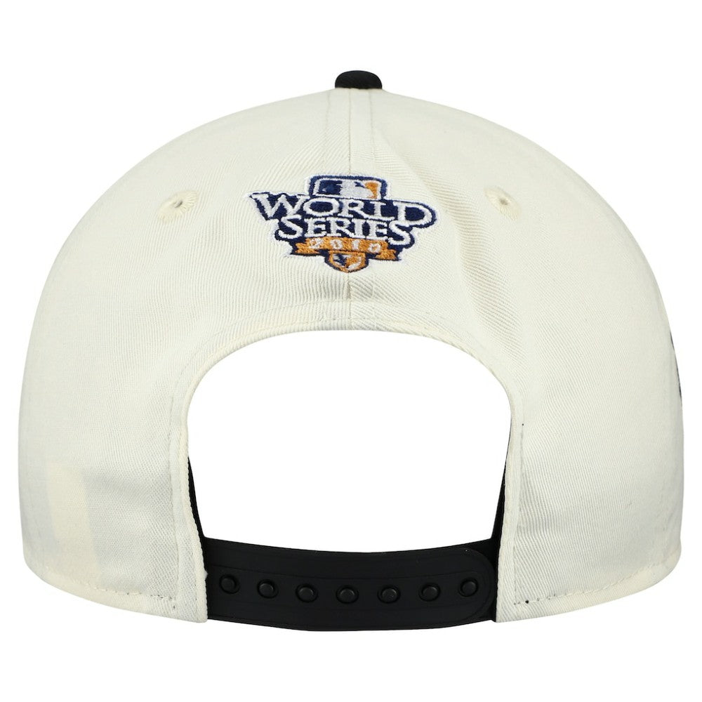 San Francisco Giants World Series 9FORTY M-Crown A-Frame Adjustable Hat - Cream/Black | New Era