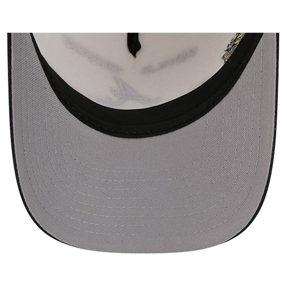 Atlanta Braves World Series 9FORTY M-Crown Adjustable Hat - Cream/Navy | New Era