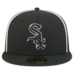 Chicago White Sox Soutache 59FIFTY Fitted Hat - Black | New Era