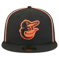 Baltimore Orioles Soutache 59FIFTY Fitted Hat - Black | New Era