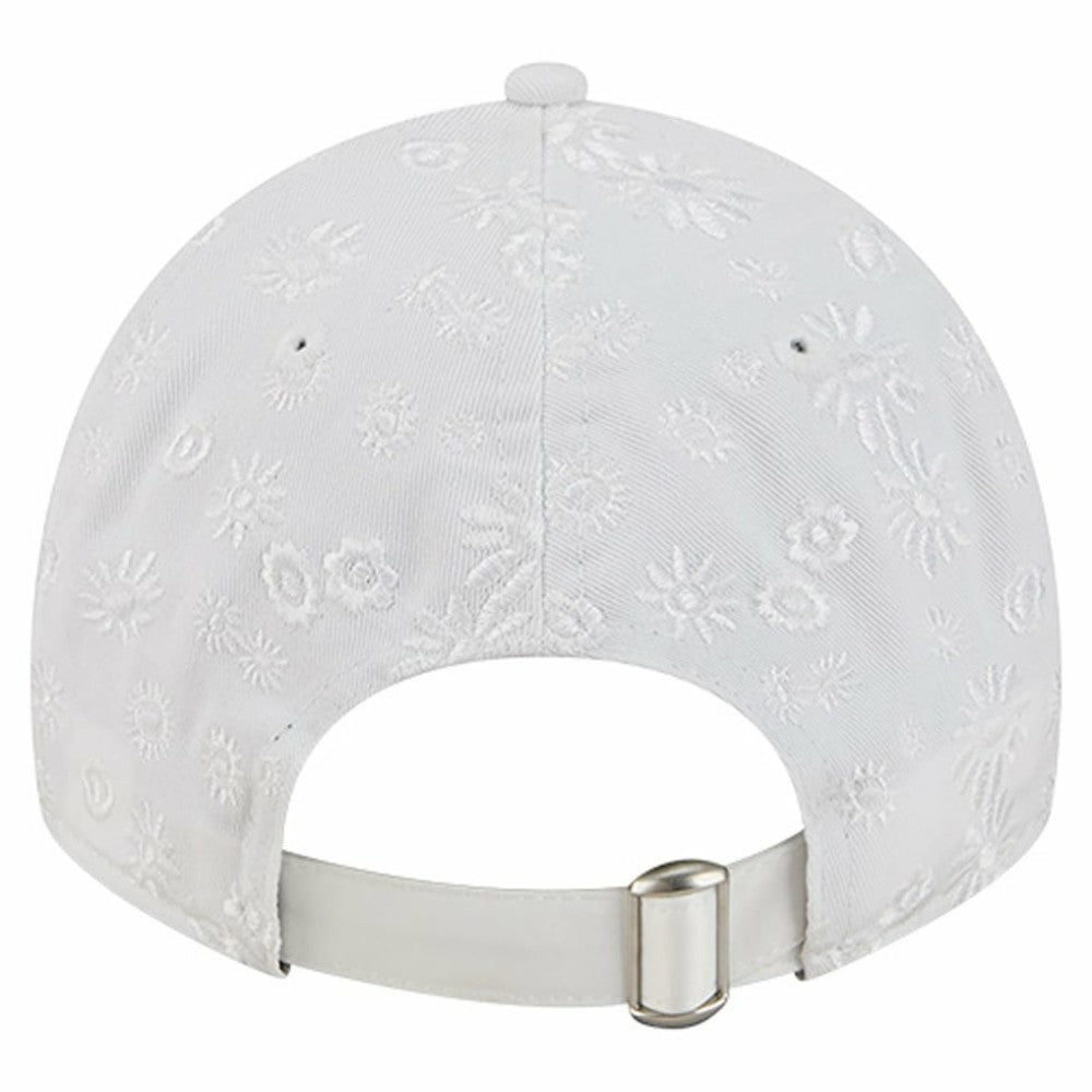 Texas Rangers Women's Floral Mesh 9TWENTY Adjustable Hat - White | New Era