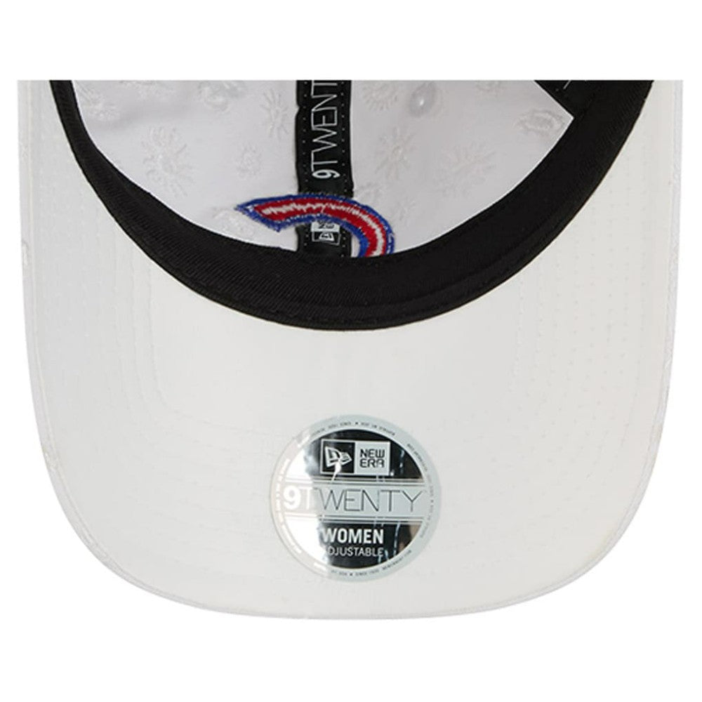 Chicago Cubs Women's Floral Mesh 9TWENTY Adjustable Hat - White | New Era