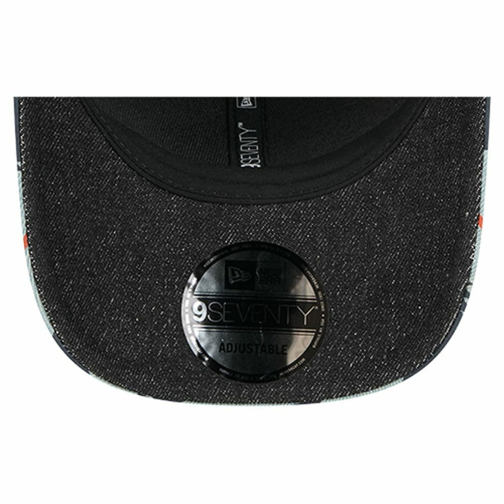 Houston Astros Aztec Denim 9SEVENTY Adjustable Hat - Denim/Navy | New Era