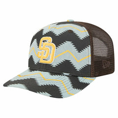 San Diego Padres Aztec Denim 9SEVENTY Adjustable Hat - Denim/Brown | New Era