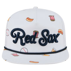 Boston Red Sox Team Cheer Rope 19TWENTY Adjustable Hat - White | New Era