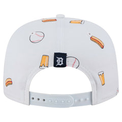 Detroit Tigers Team Cheer Rope 19TWENTY Adjustable Hat - White | New Era