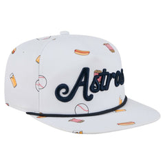 Houston Astros Team Cheer Rope 19TWENTY Adjustable Hat - White | New Era