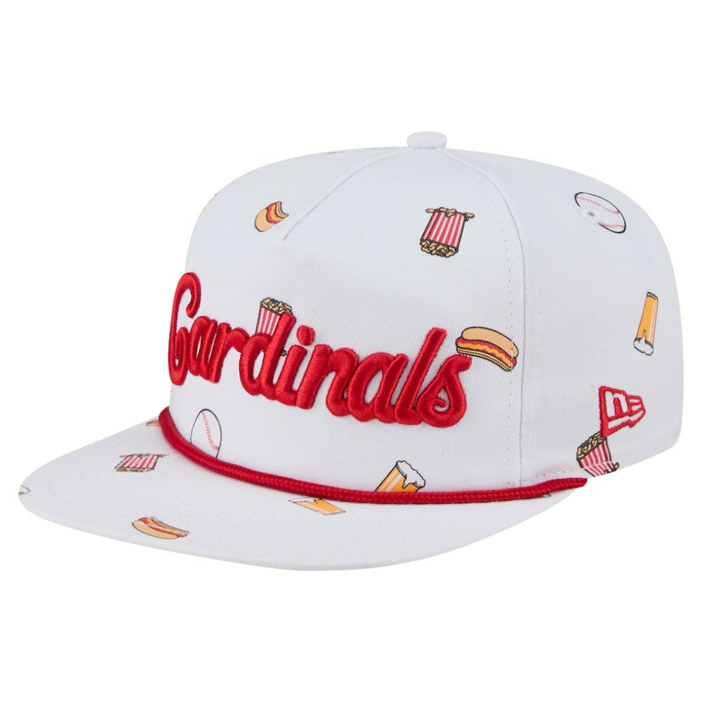 St. Louis Cardinals Team Cheer Rope 19TWENTY Adjustable Hat - White | New Era
