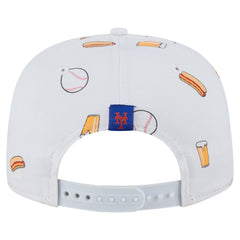 New York Mets Team Cheer Rope 19TWENTY Adjustable Hat - White | New Era