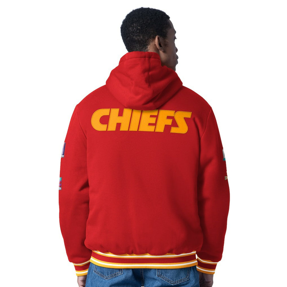 NFL Kansas City Chiefs G-III Sports by Carl Banks Power Forward Commemorative Full-Zip Hooded Jacket