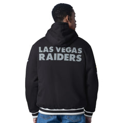 NFL Las Vegas Raiders G-III Sports by Carl Banks Power Forward Commemorative Full-Zip Hooded Jacket