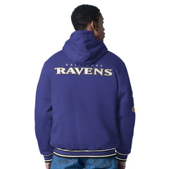 NFL Baltimore Ravens G-III Sports by Carl Banks Power Forward Commemorative Full-Zip Hooded Jacket