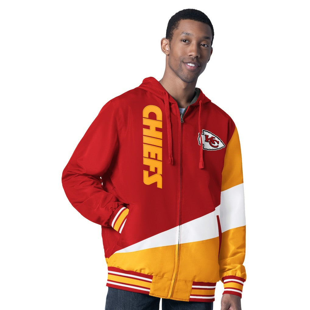 NFL Kansas City Chiefs G-III Sports by Carl Banks Dual Threat Reversable Full-Zip Hooded Jacket