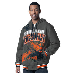 NFL Chicago Bears G-III Sports by Carl Banks Dual Threat Reversable Full-Zip Hooded Jacket