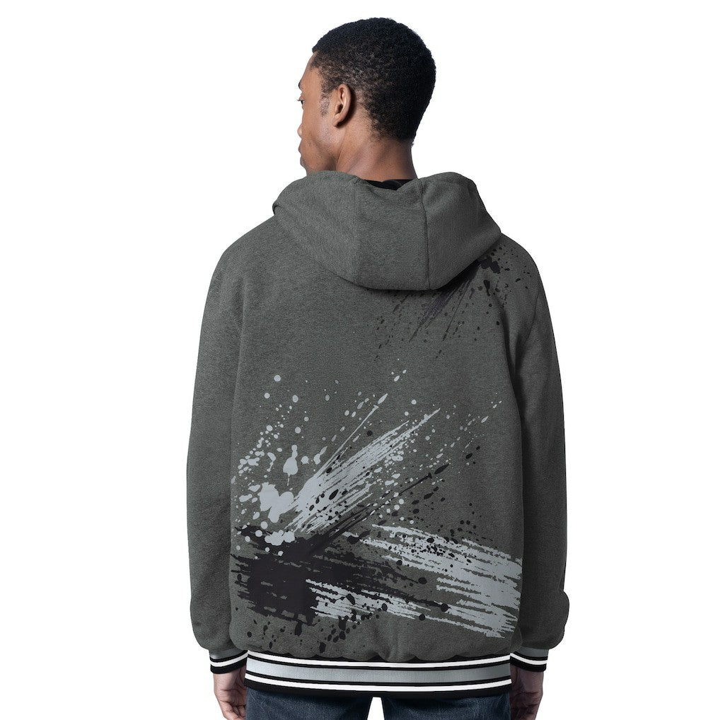 NFL Las Vegas Raiders G-III Sports by Carl Banks Dual Threat Reversable Full-Zip Hooded Jacket