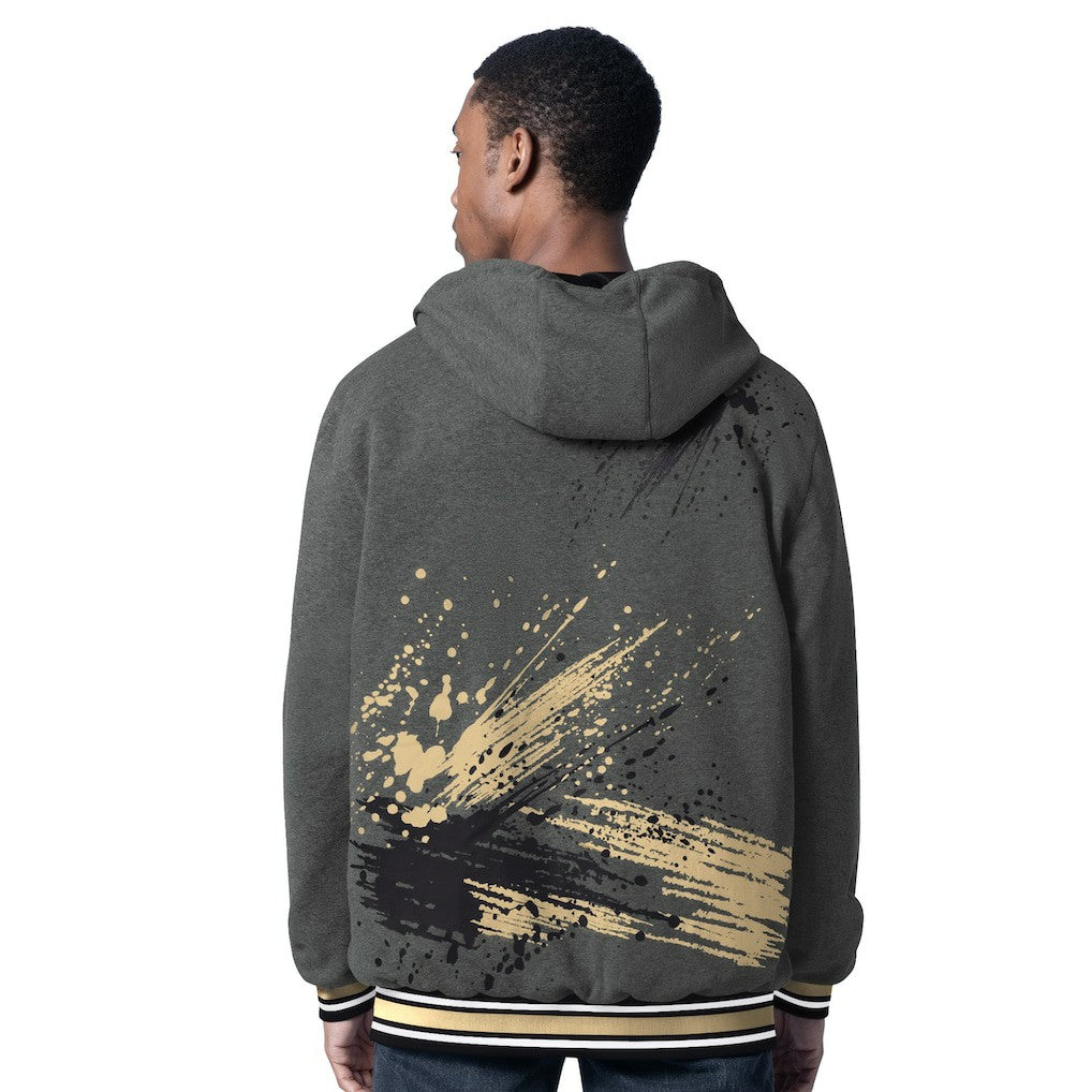 NFL New Orleans Saints G-III Sports by Carl Banks Dual Threat Reversable Full-Zip Hooded Jacket