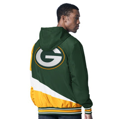 NFL Green Bay Packers G-III Sports by Carl Banks Dual Threat Reversable Full-Zip Hooded Jacket