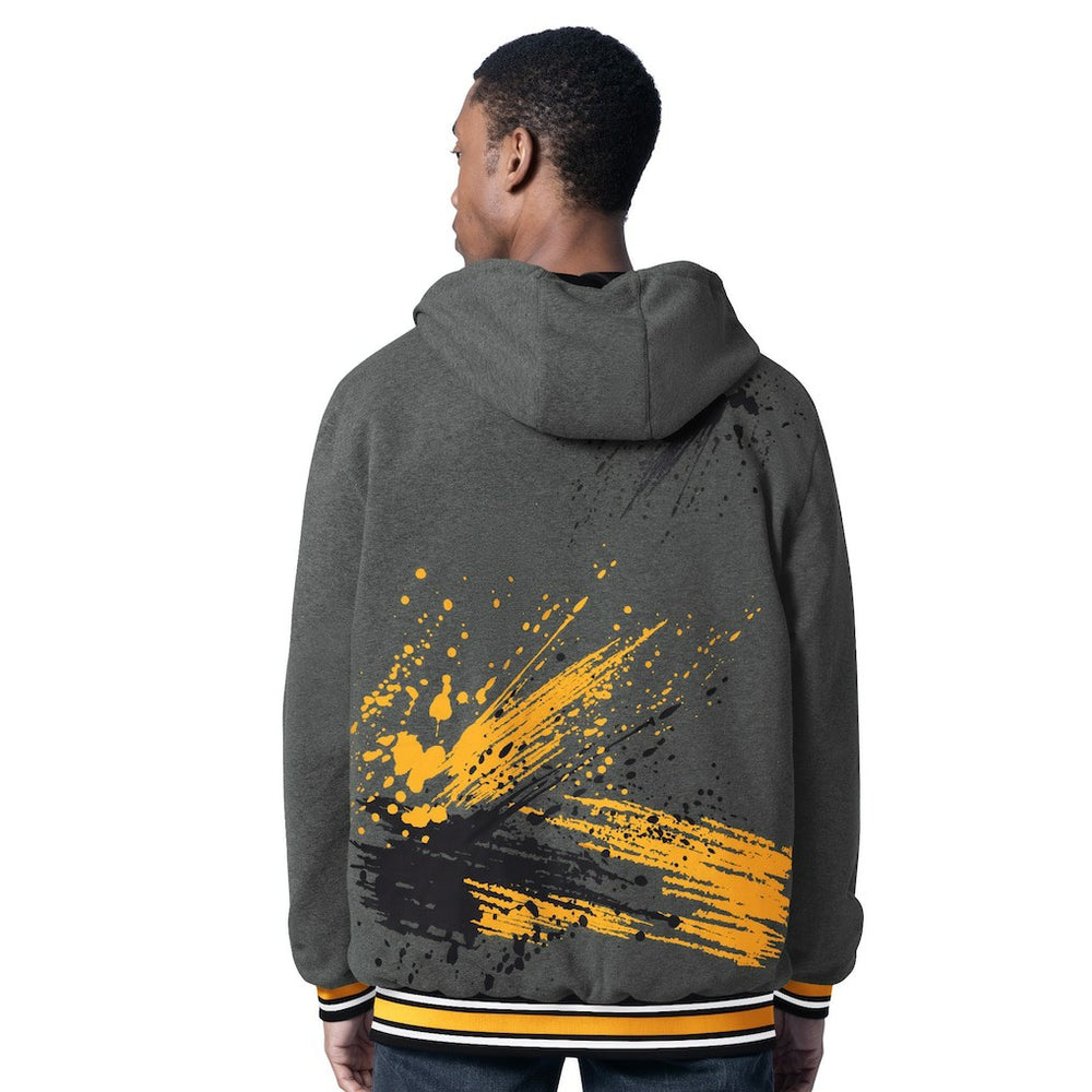 NFL Pittsburgh Steelers G-III Sports by Carl Banks Dual Threat Reversable Full-Zip Hooded Jacket