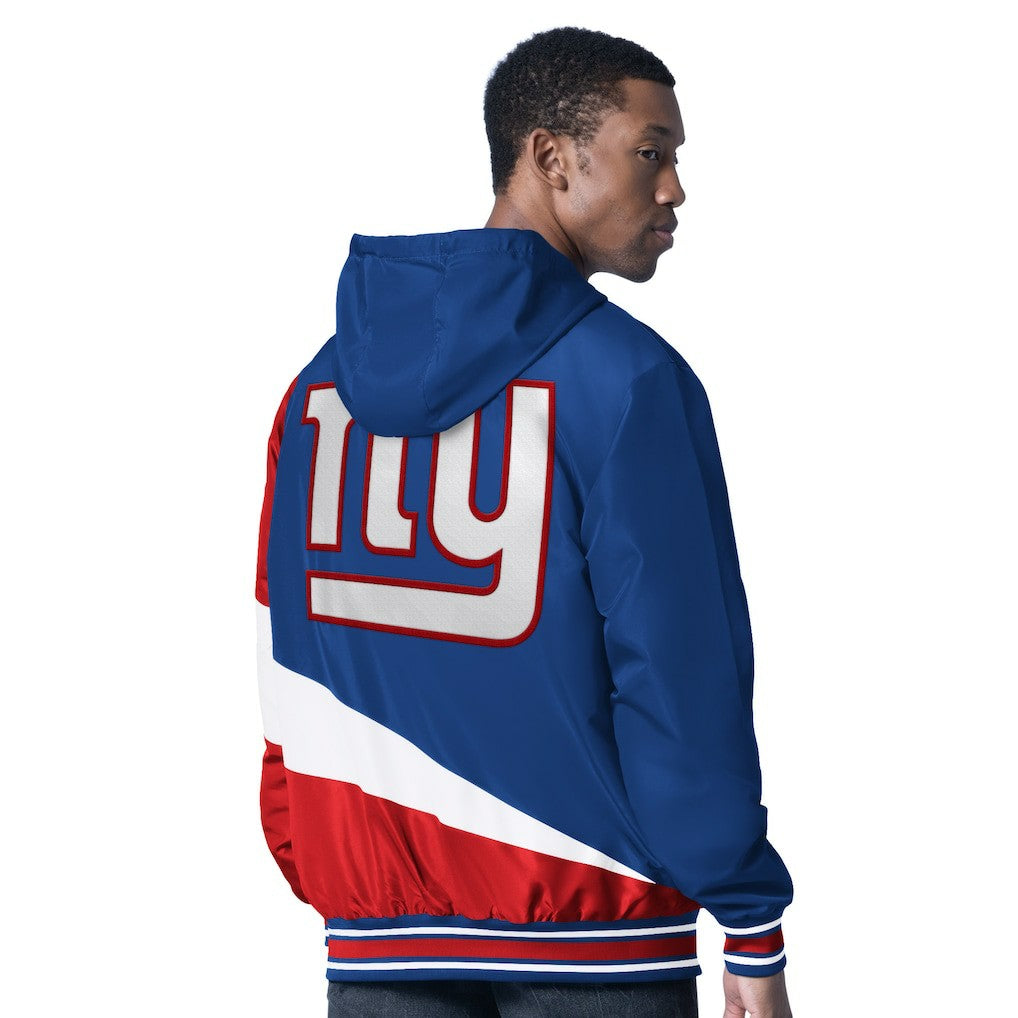 NFL New York Giants G-III Sports by Carl Banks Dual Threat Reversable Full-Zip Hooded Jacket