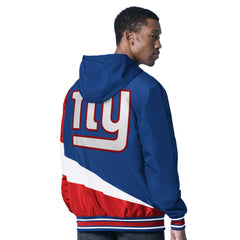 NFL New York Giants G-III Sports by Carl Banks Dual Threat Reversable Full-Zip Hooded Jacket