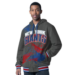 NFL New York Giants G-III Sports by Carl Banks Dual Threat Reversable Full-Zip Hooded Jacket