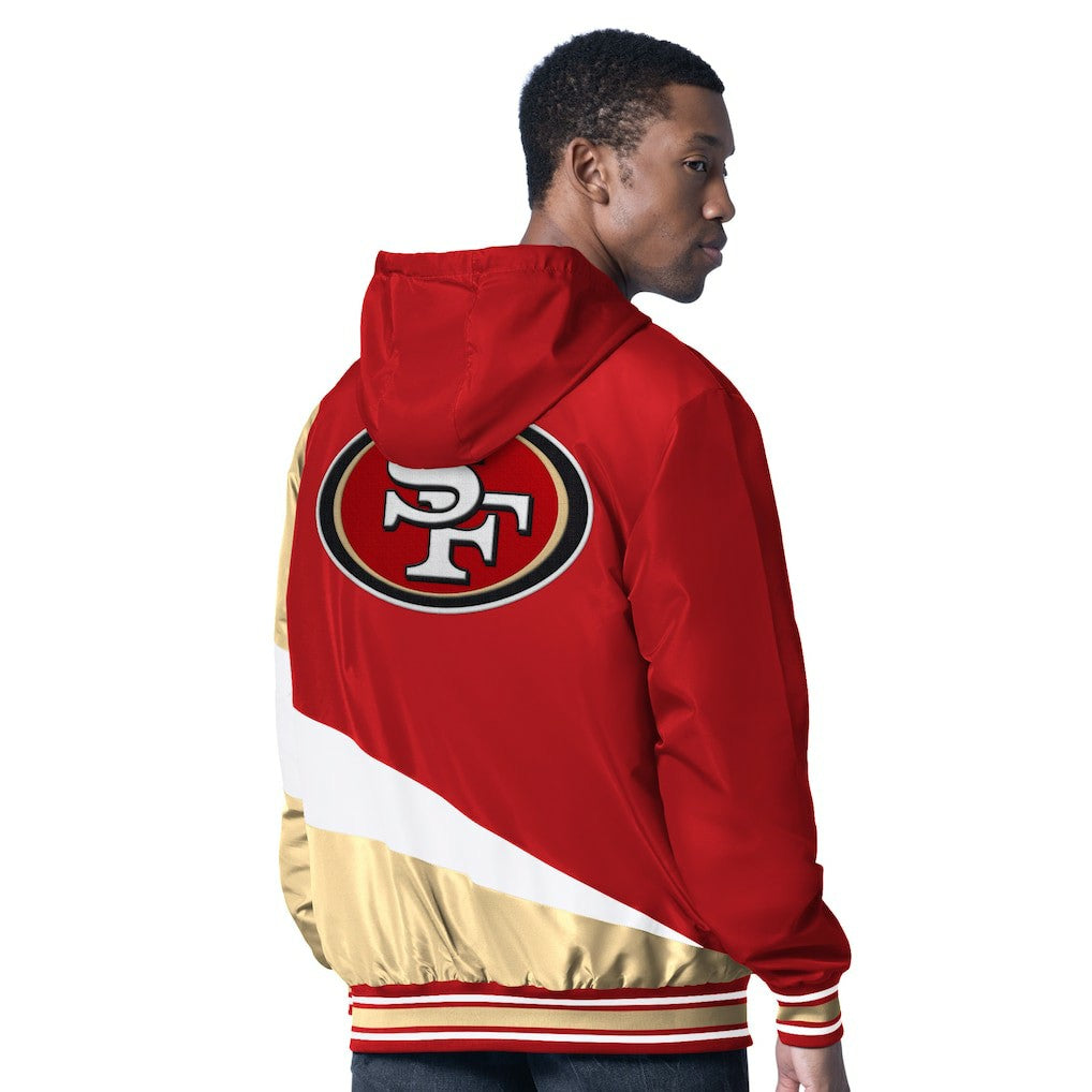 NFL San Francisco 49ers G-III Sports by Carl Banks Dual Threat Reversable Full-Zip Hooded Jacket
