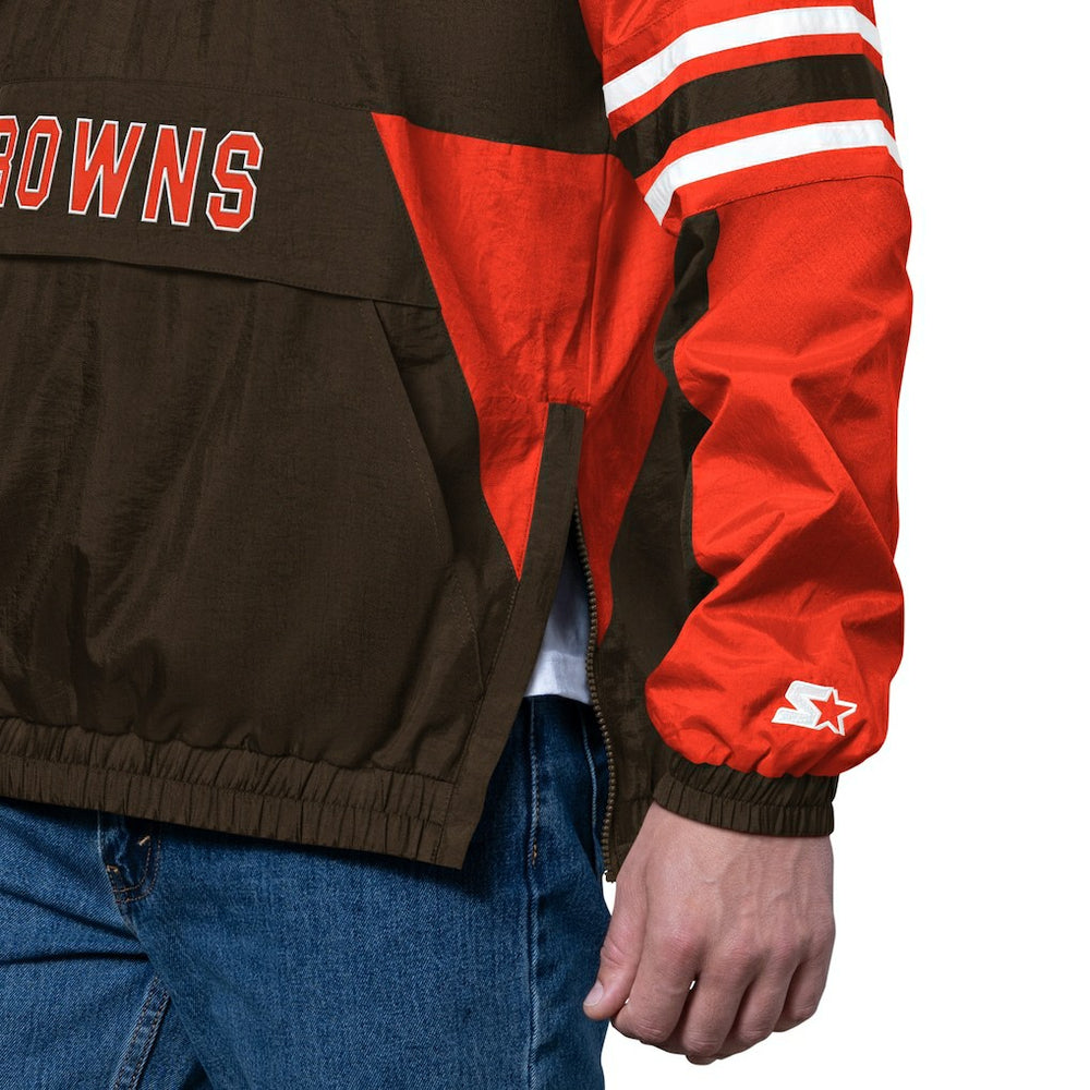 NFL Cleveland Browns Starter Prospect Half-Zip Pullover