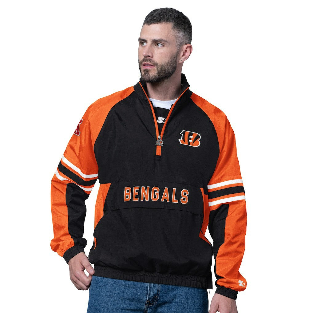 NFL Cincinnati Bengals Starter Prospect Half-Zip Pullover