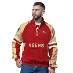 NFL San Francisco 49ers Starter Prospect Half-Zip Pullover