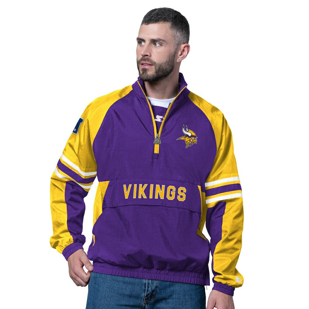 NFL Minnesota Vikings Starter Prospect Half-Zip Pullover