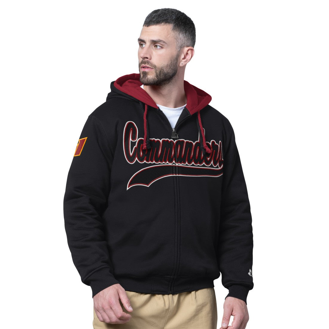 NFL Washington Commanders Starter Big Shot Full-Zip Double Hoodie