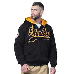 NFL Pittsburgh Steelers Starter Big Shot Full-Zip Double Hoodie
