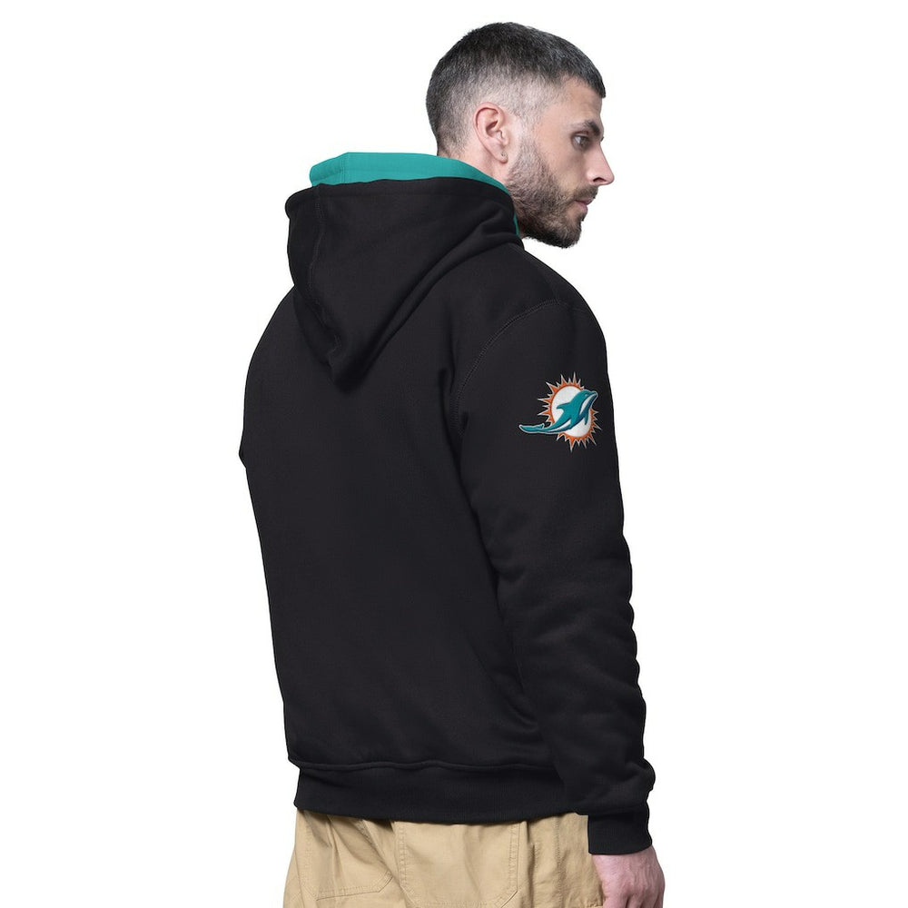 NFL Miami Dolphins Starter Big Shot Full-Zip Double Hoodie