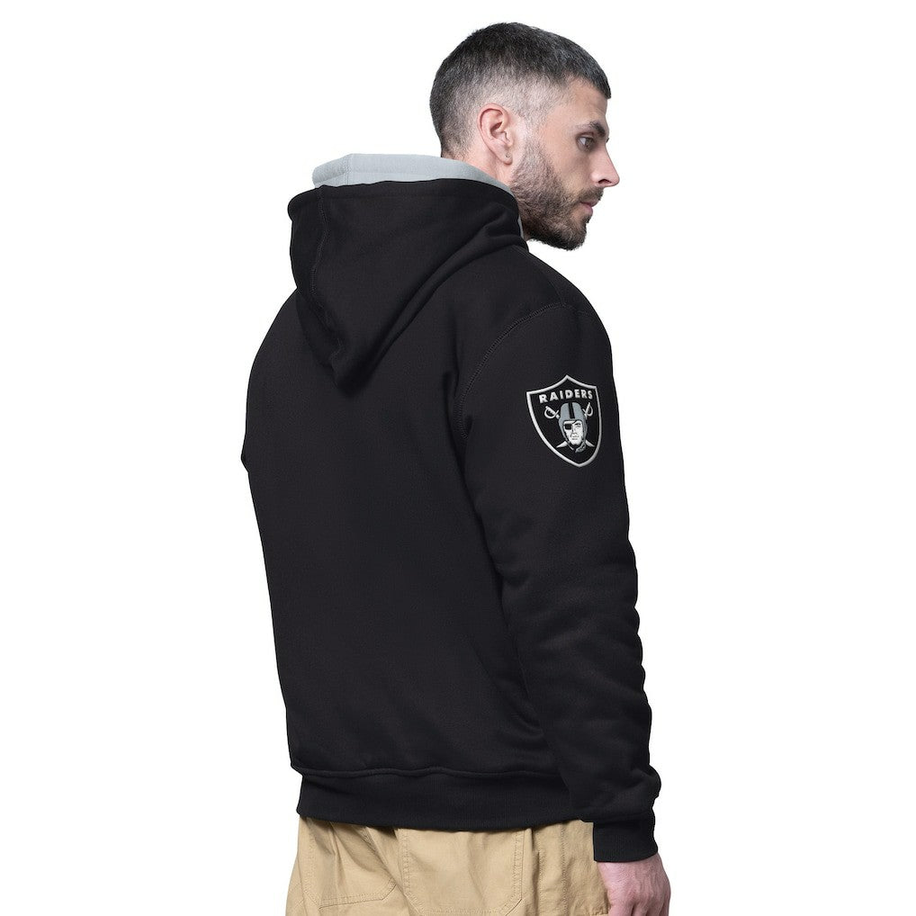 NFL Las Vegas Raiders Starter Big Shot Full-Zip Double Hoodie
