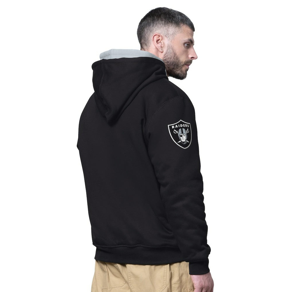 NFL Las Vegas Raiders Starter Big Shot Full-Zip Double Hoodie