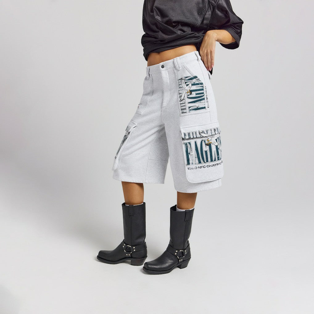 NFL Philadelphia Eagles Off Season x NFL Women's Fleece Cargo Shorts