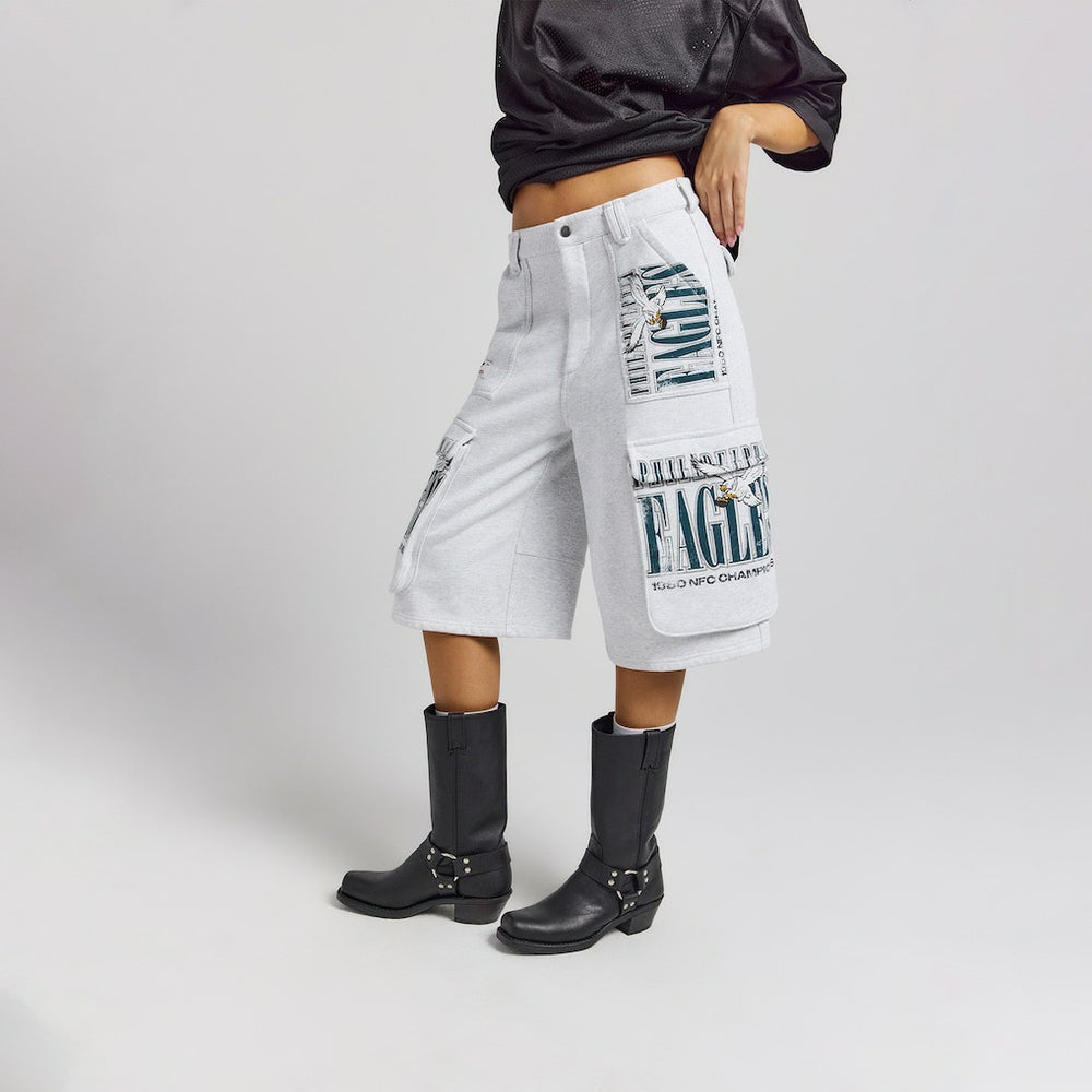NFL Philadelphia Eagles Off Season x NFL Women's Fleece Cargo Shorts