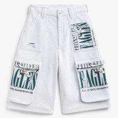 NFL Philadelphia Eagles Off Season x NFL Women's Fleece Cargo Shorts
