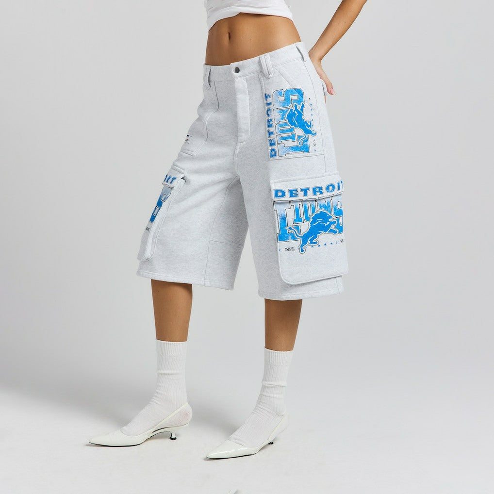 NFL Detroit Lions Off Season x NFL Women's Fleece Cargo Shorts