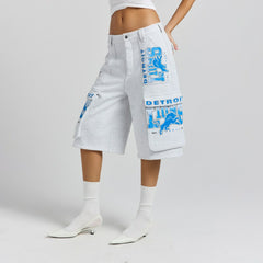 NFL Detroit Lions Off Season x NFL Women's Fleece Cargo Shorts