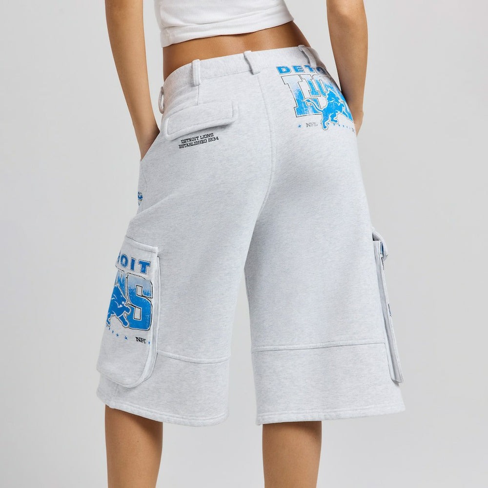 NFL Detroit Lions Off Season x NFL Women's Fleece Cargo Shorts