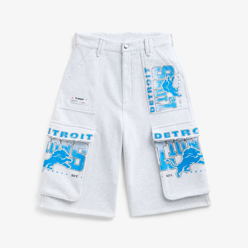 NFL Detroit Lions Off Season x NFL Women's Fleece Cargo Shorts