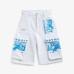 NFL Detroit Lions Off Season x NFL Women's Fleece Cargo Shorts