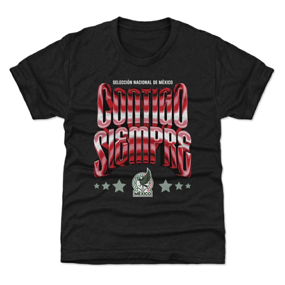 Mexico National Team 500 Level Youth Contigo Siempre Vintage T-Shirt / Soccer Sale