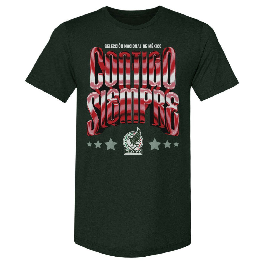 Mexico National Team 500 Level Contigo Siempre Vintage Premium Tri-Blend T-Shirt / Soccer On sale