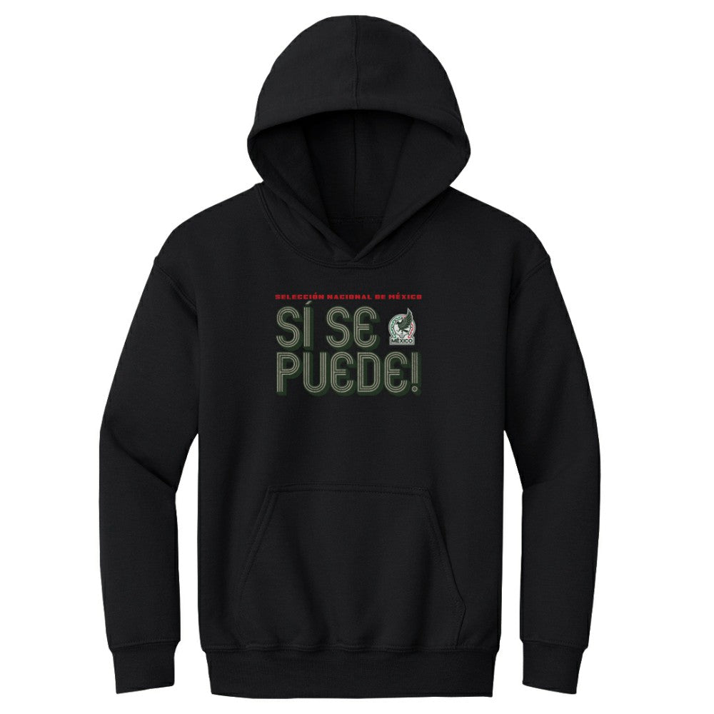 Mexico National Team 500 Level Youth Si Se Puede Inline Bold Pullover Hoodie / Soccer Hot sale