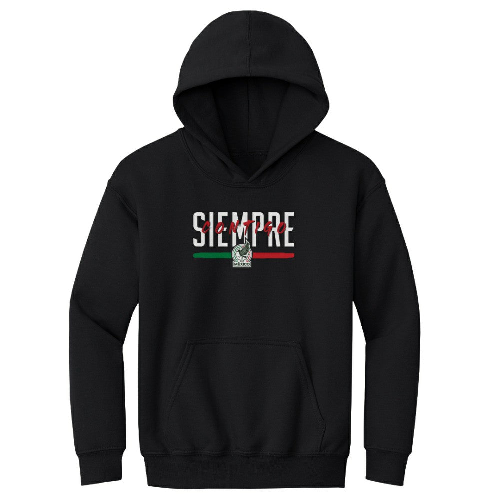 Mexico National Team 500 Level Youth Siempre Contigo Pullover Hoodie / Soccer New